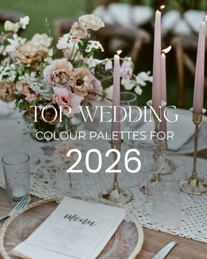 Top Wedding Colour Palettes for 2026
