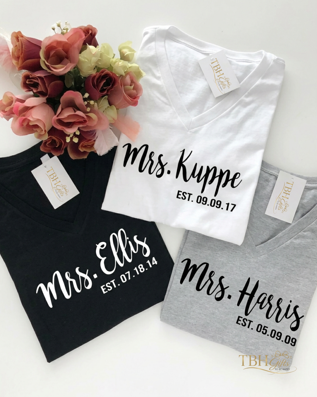 Custom Made Bridal T-Shirts