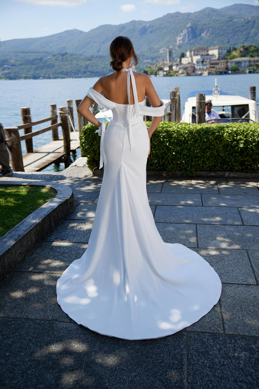 Nancy Wedding Dress at The Bridal House Back
